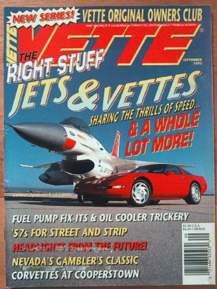 VETTE 1993 SEPT - VETTES-JETS, SCOTT ALLMAN, HOT '57s